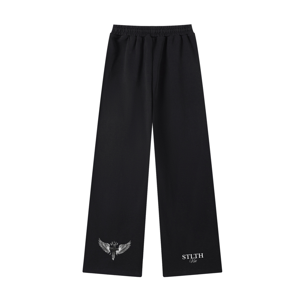 womens Essential Straight-Leg Sweatpants
