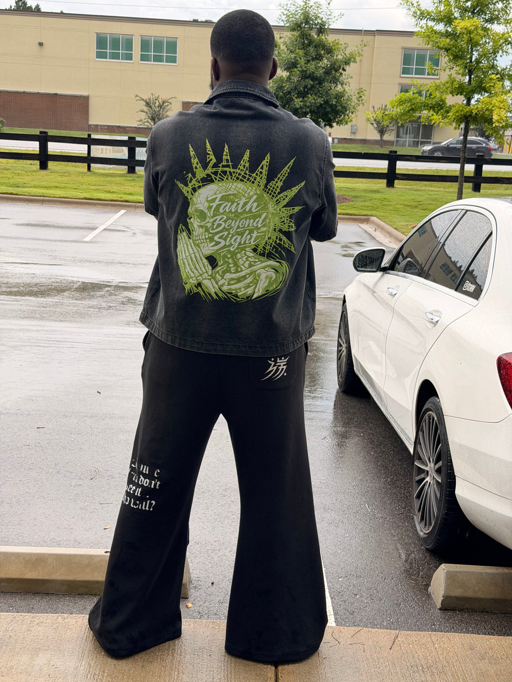 SVG26 Full-Zip Denim Shirt