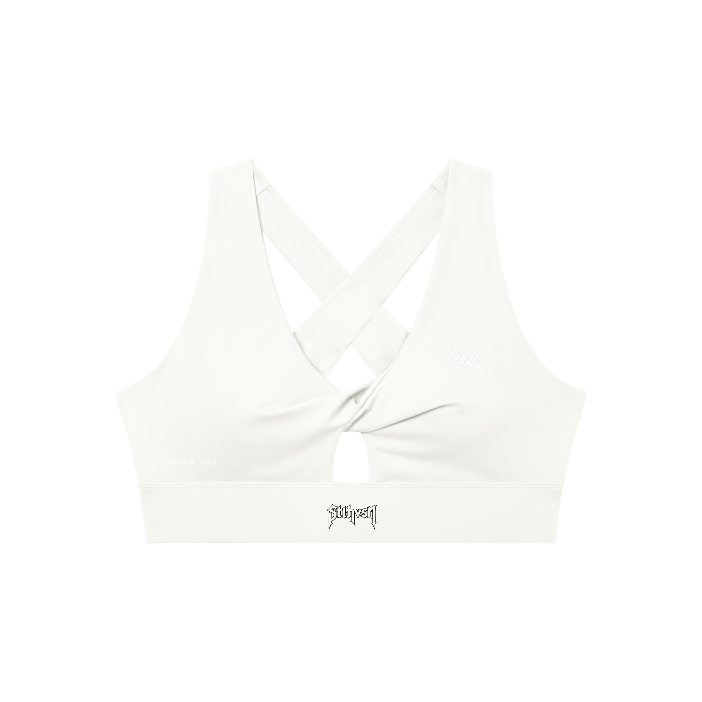 Women's Twist Front V-Neck Sports Bra