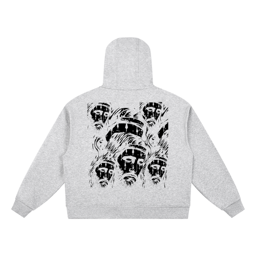 002 Isolated Visions Placket Hoodie