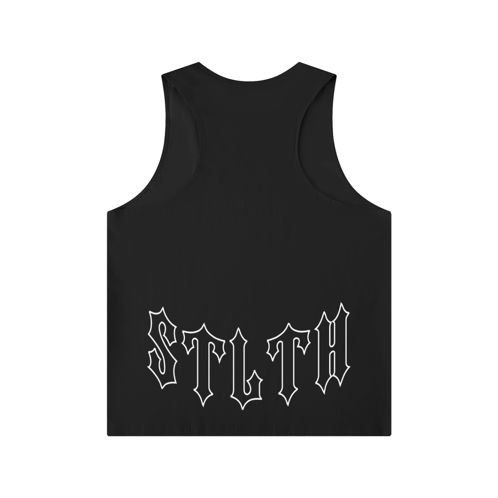 Men's Solid Color Crewneck Tank Top