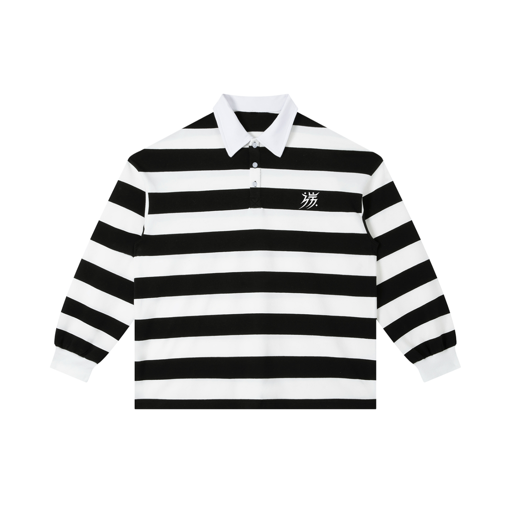 Faith Pin Stripe Polo Shirt