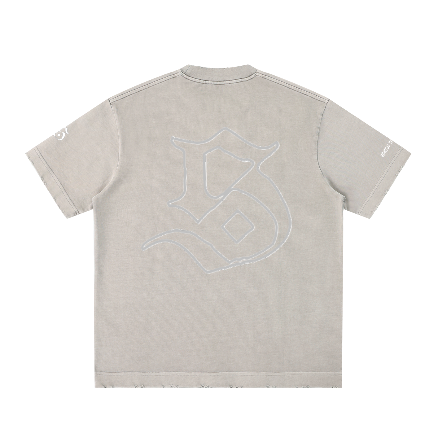 SDE Vintage Washed Frayed T-Shirt