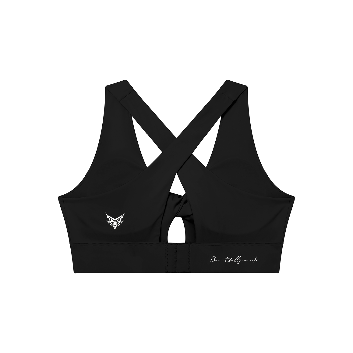 Women's Twist Front V-Neck Sports Bra