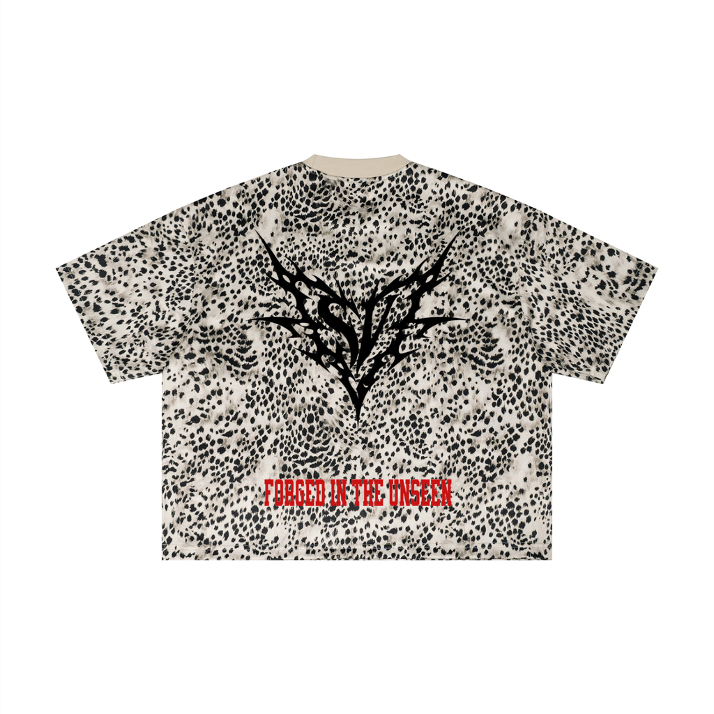Unisex Leopard Print Boxy T-Shirt