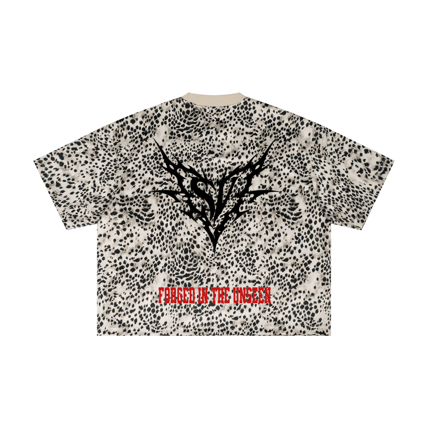 Unisex Leopard Print Boxy T-Shirt