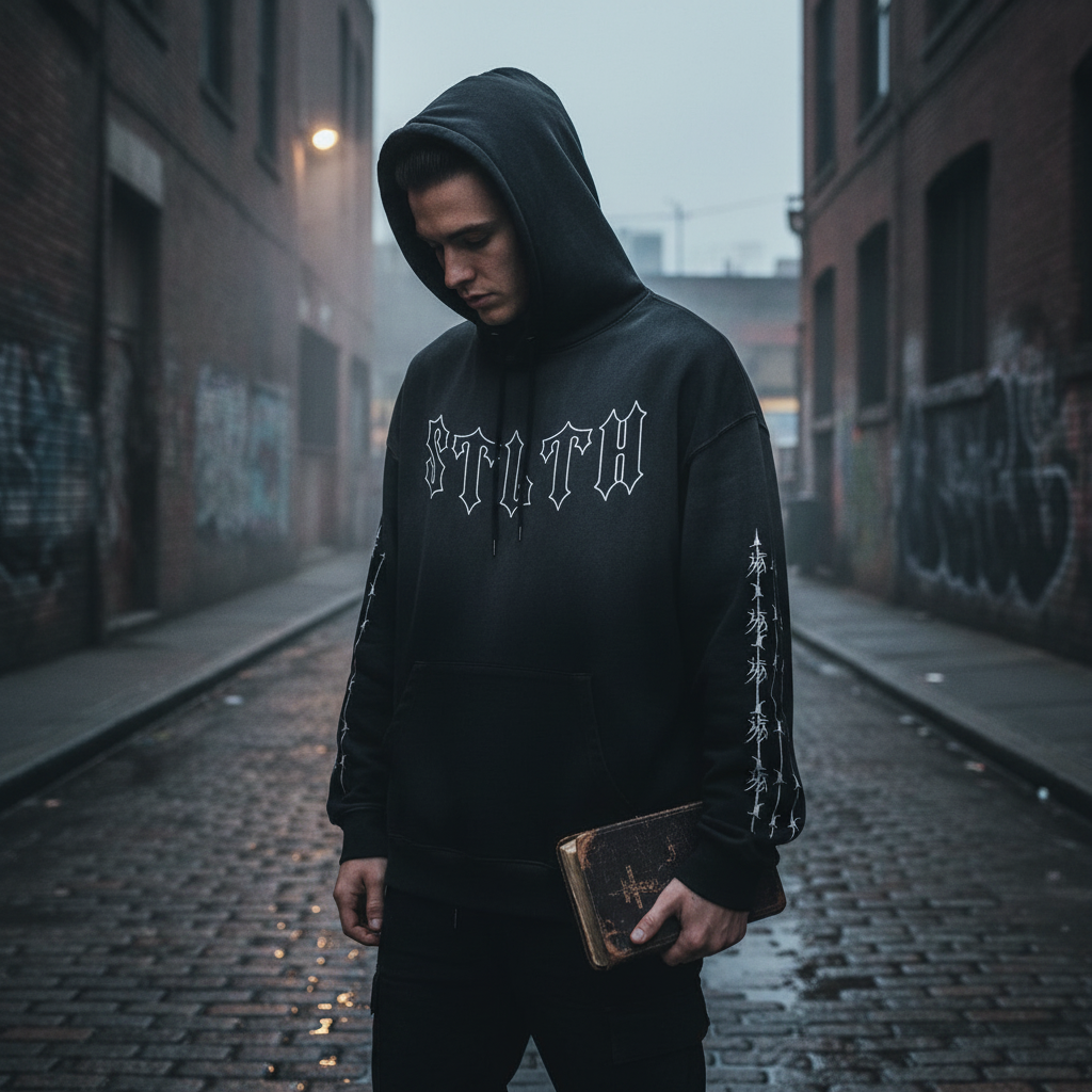 STLTH Heavyweight Sunfade Oversized Hoodie