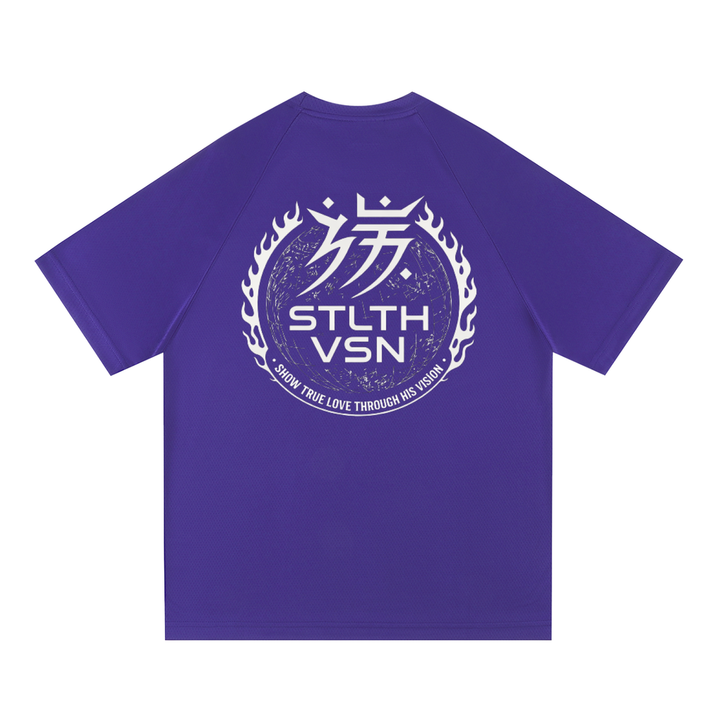 Raglan Sleeve Mesh T-Shirt