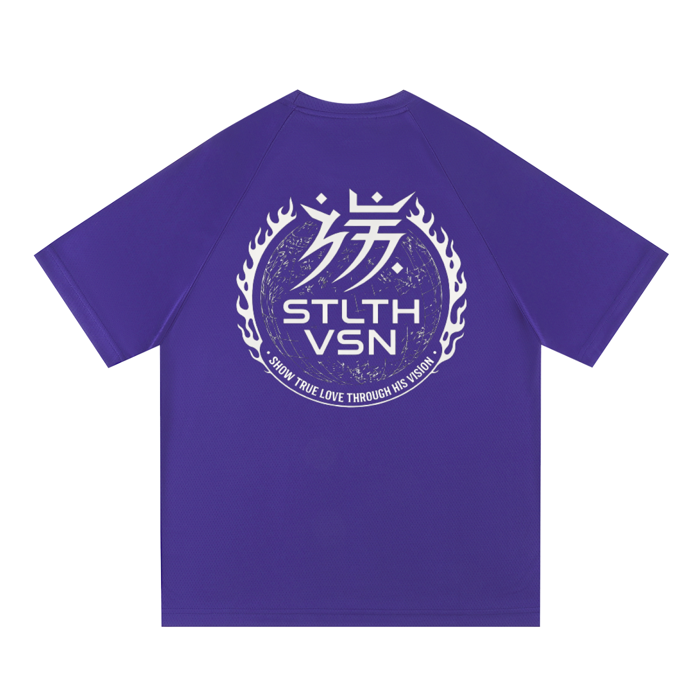 Raglan Sleeve Mesh T-Shirt