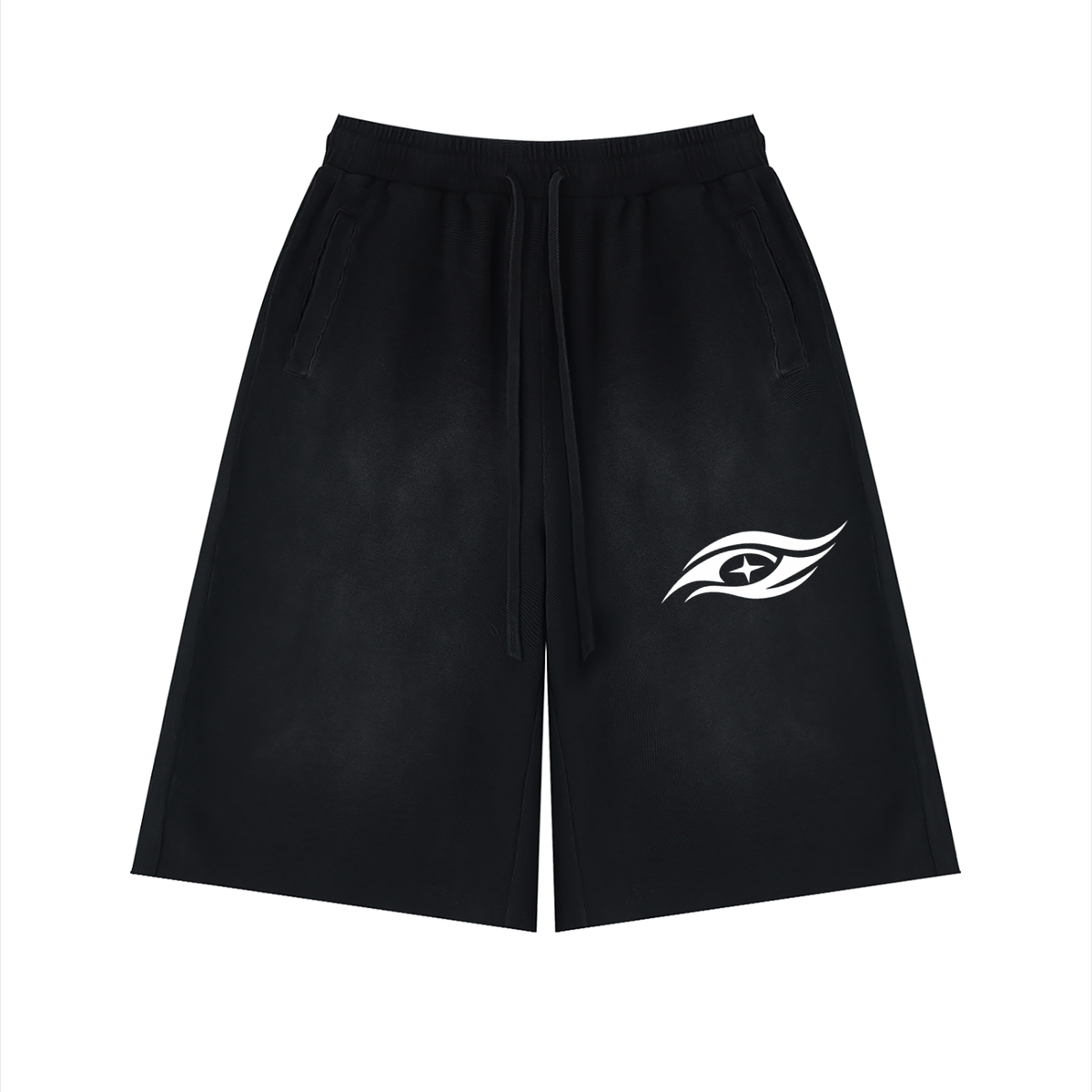 A Eye Raw Edge Shorts