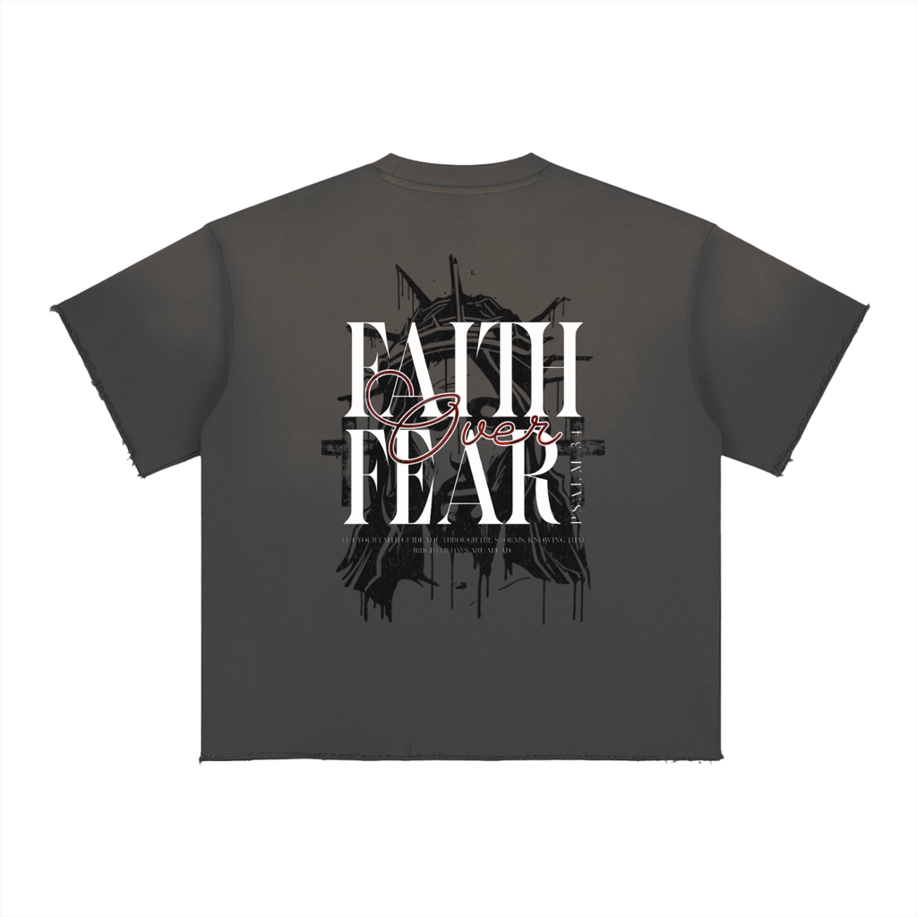 Stlth Faith Over Fear Sun FadeT-Shirt