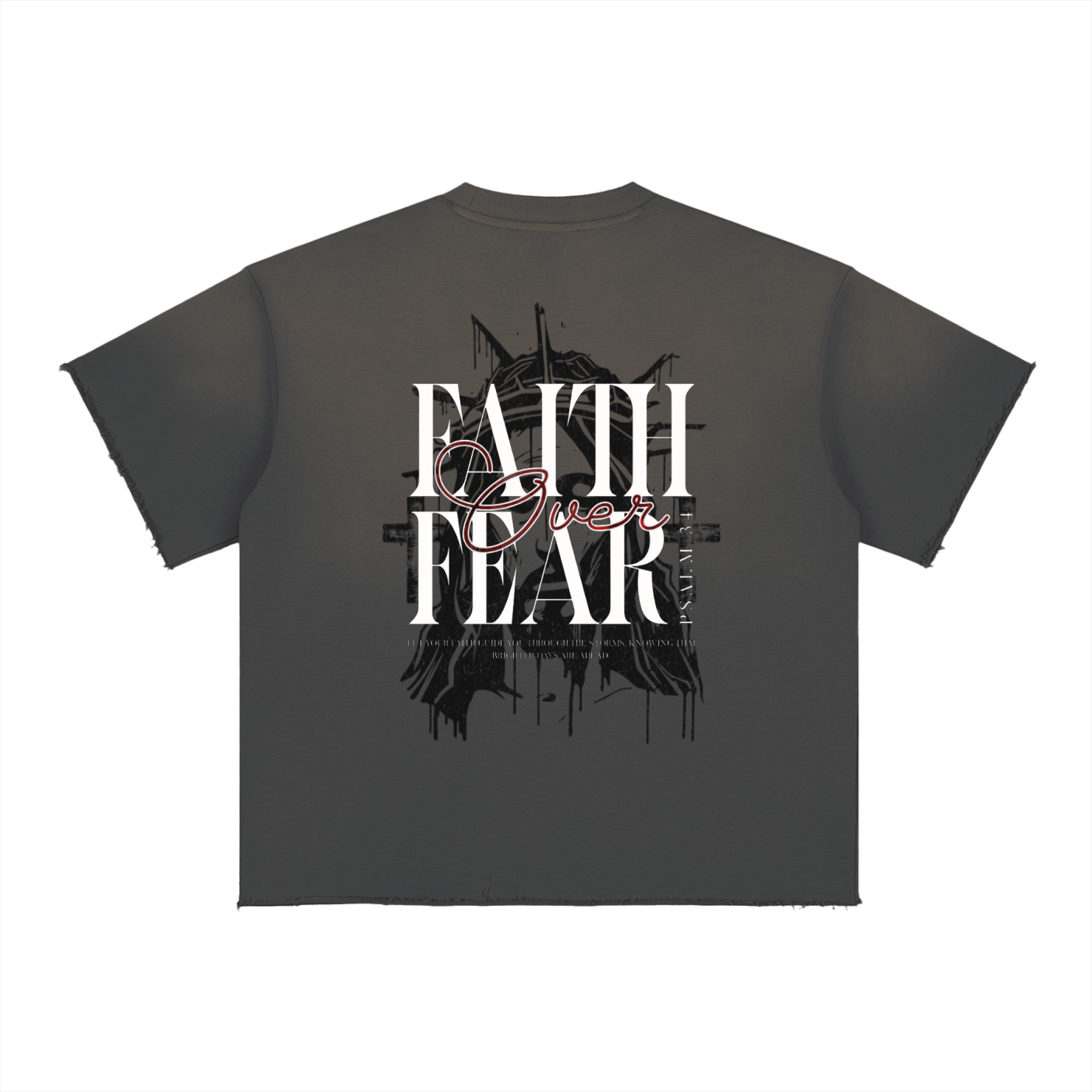 Stlth Faith Over Fear Sun FadeT-Shirt