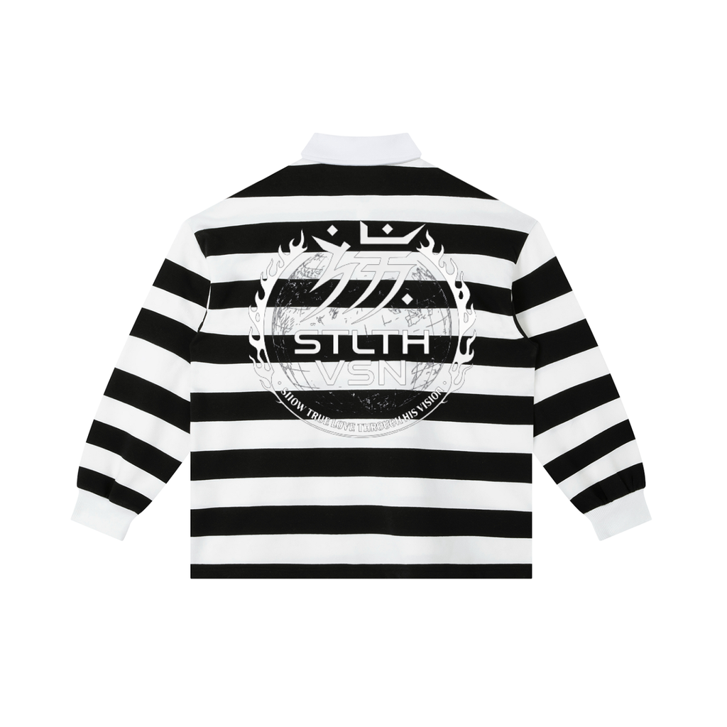 Faith Pin Stripe Polo Shirt