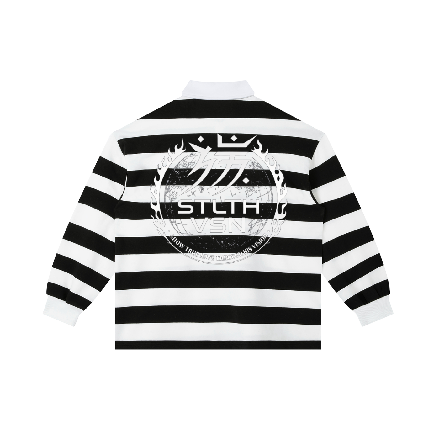 Faith Pin Stripe Polo Shirt
