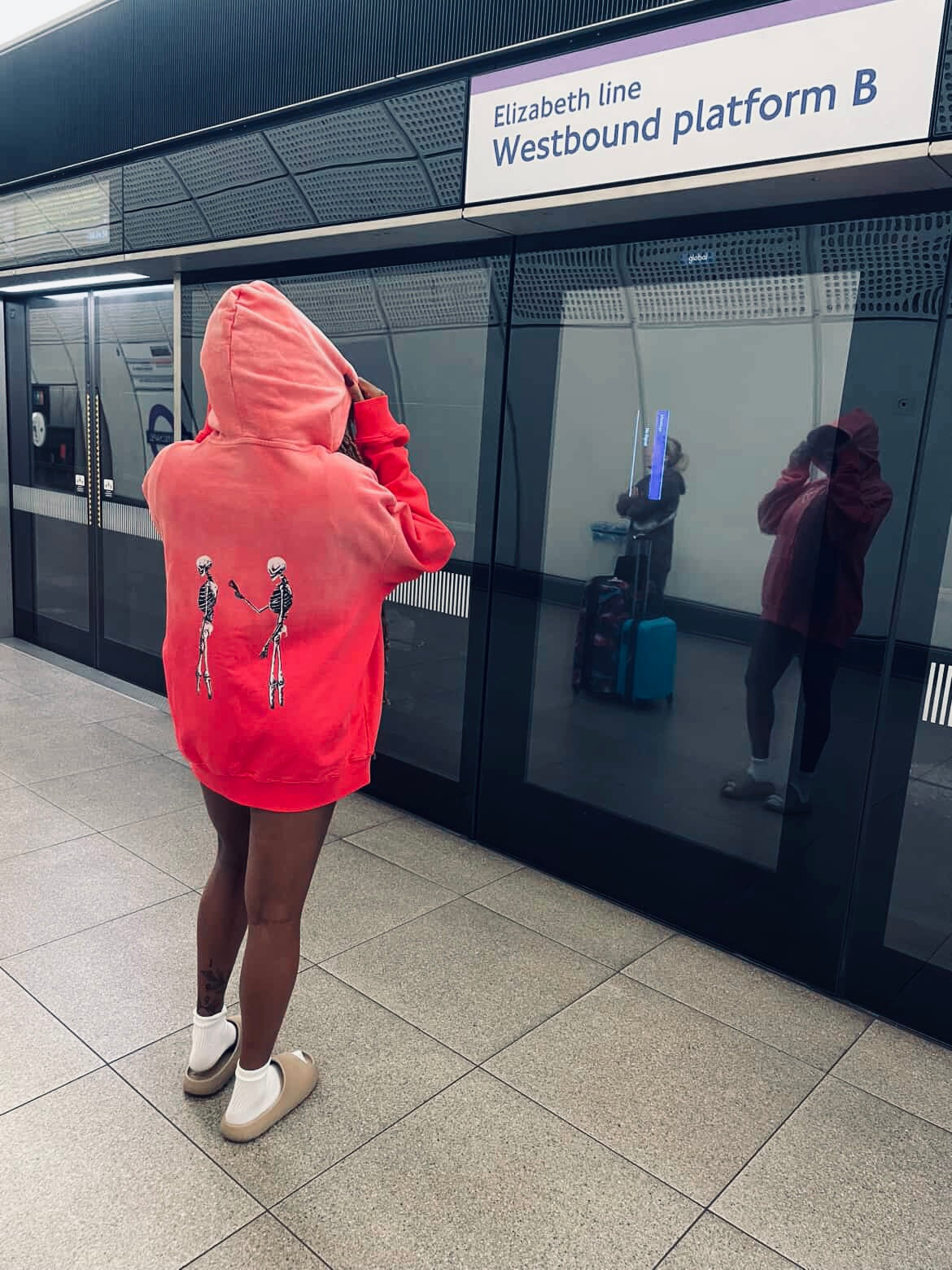 INTRO VERTED Heavyweight Sunfade Oversized Hoodie