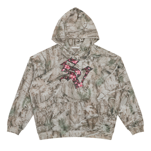 Tree Camo Gray Apricot