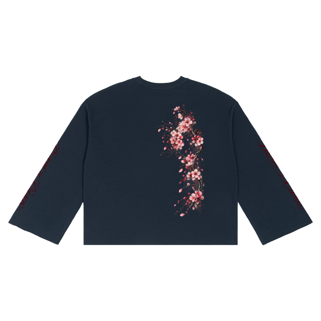 Blossom Waffle Raw Edge T-Shirt