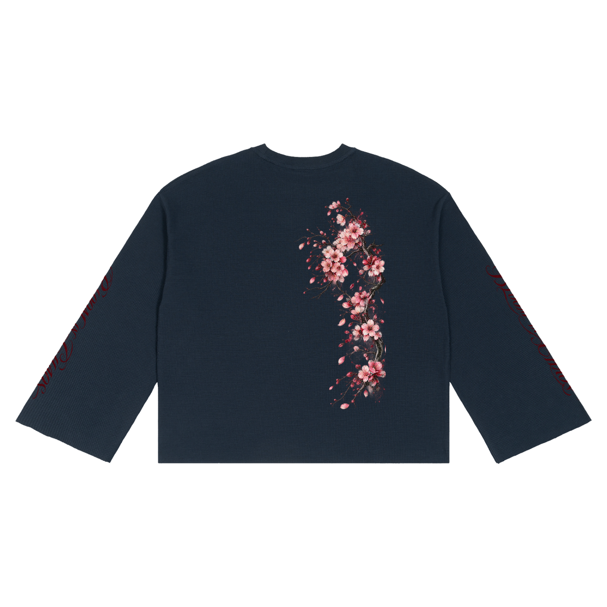 Blossom Waffle Raw Edge T-Shirt