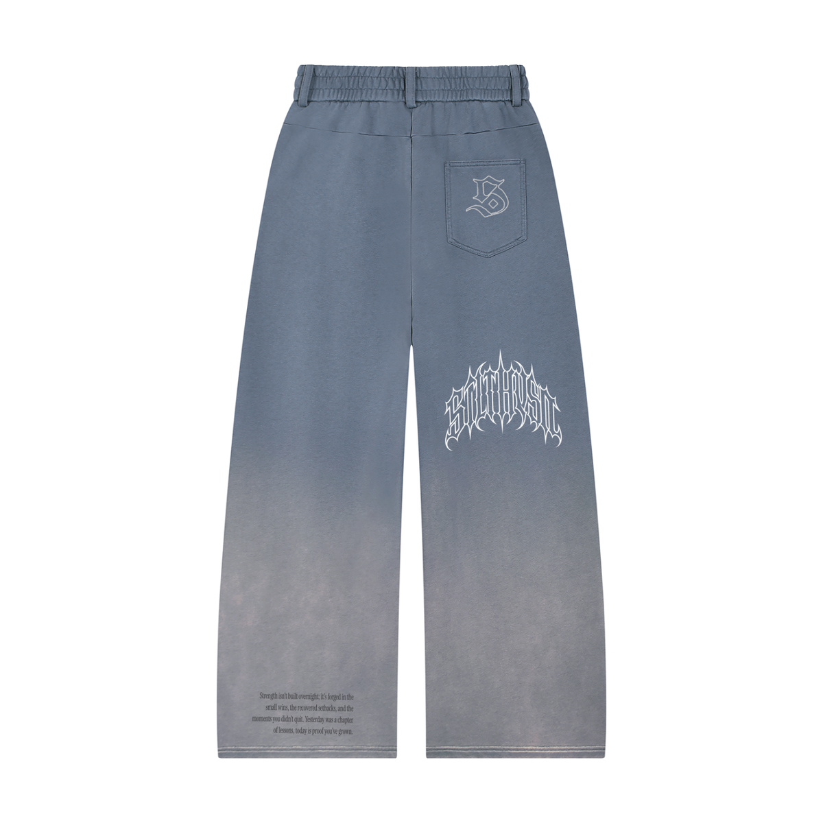 Tranquil  Sunfade Paneled Barrel Leg Sweatpants