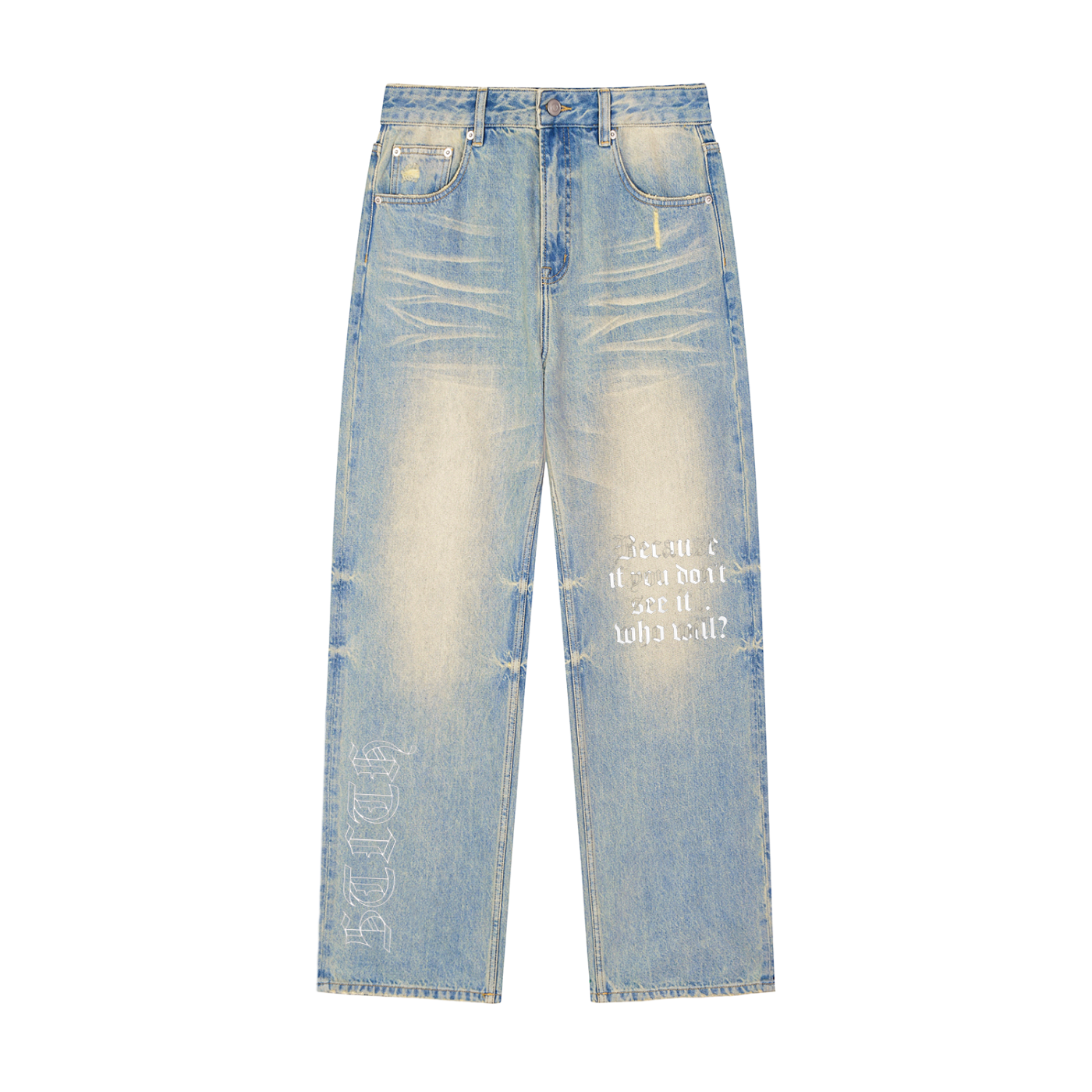 Who Will ? Raw Hem Denim Jeans