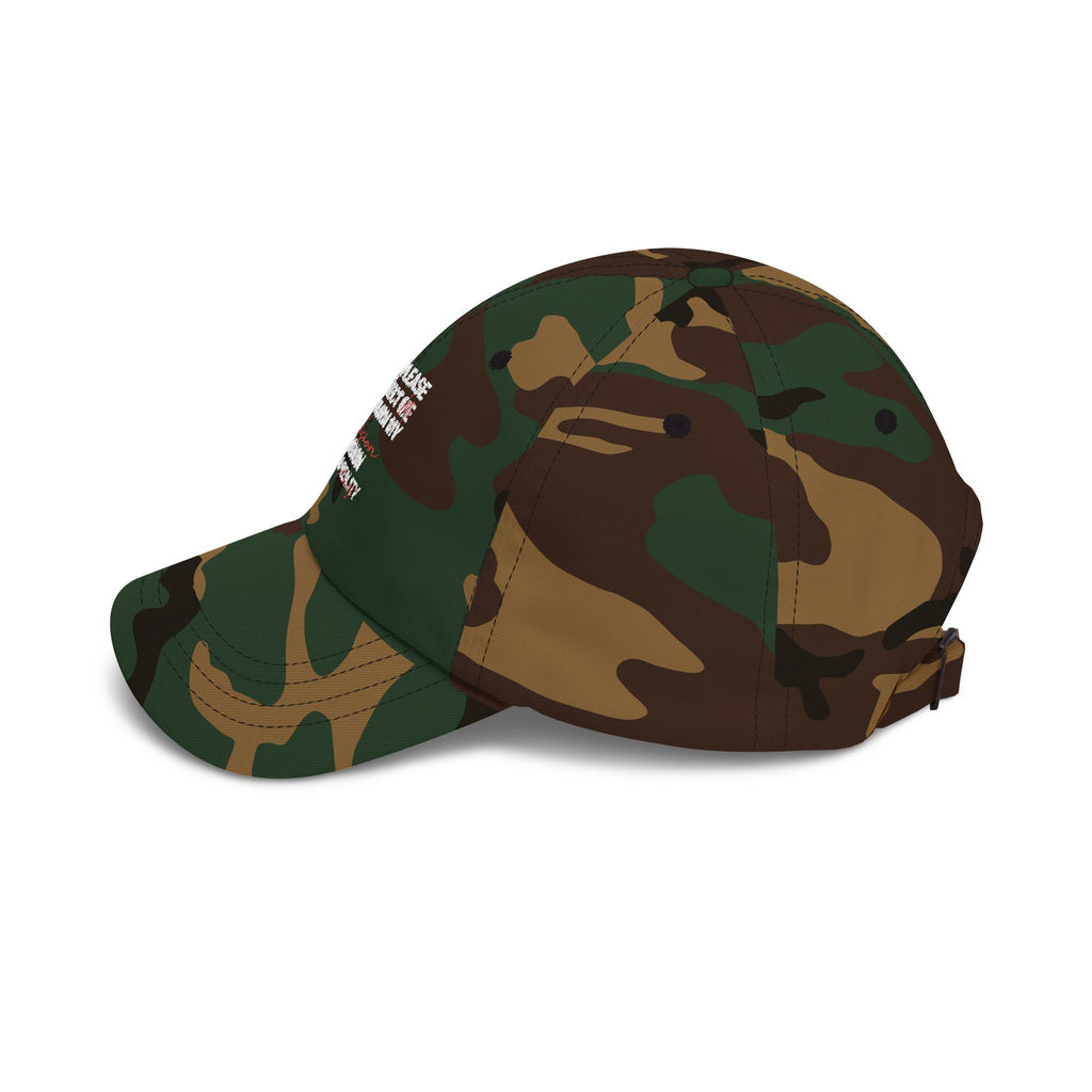 V2R Dad Cap — "Please Protect Me & Return My Vision" Embroidered Baseball Hat
