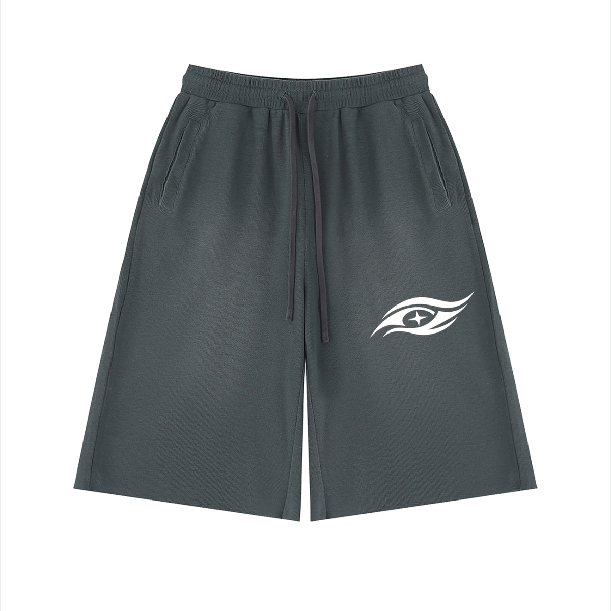 A Eye Raw Edge Shorts
