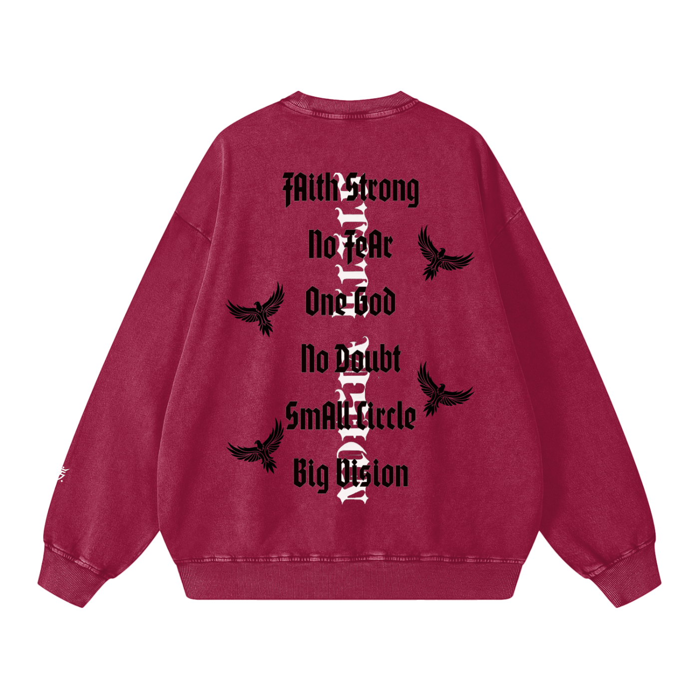 Snow Washed Oversized Sweatshirt