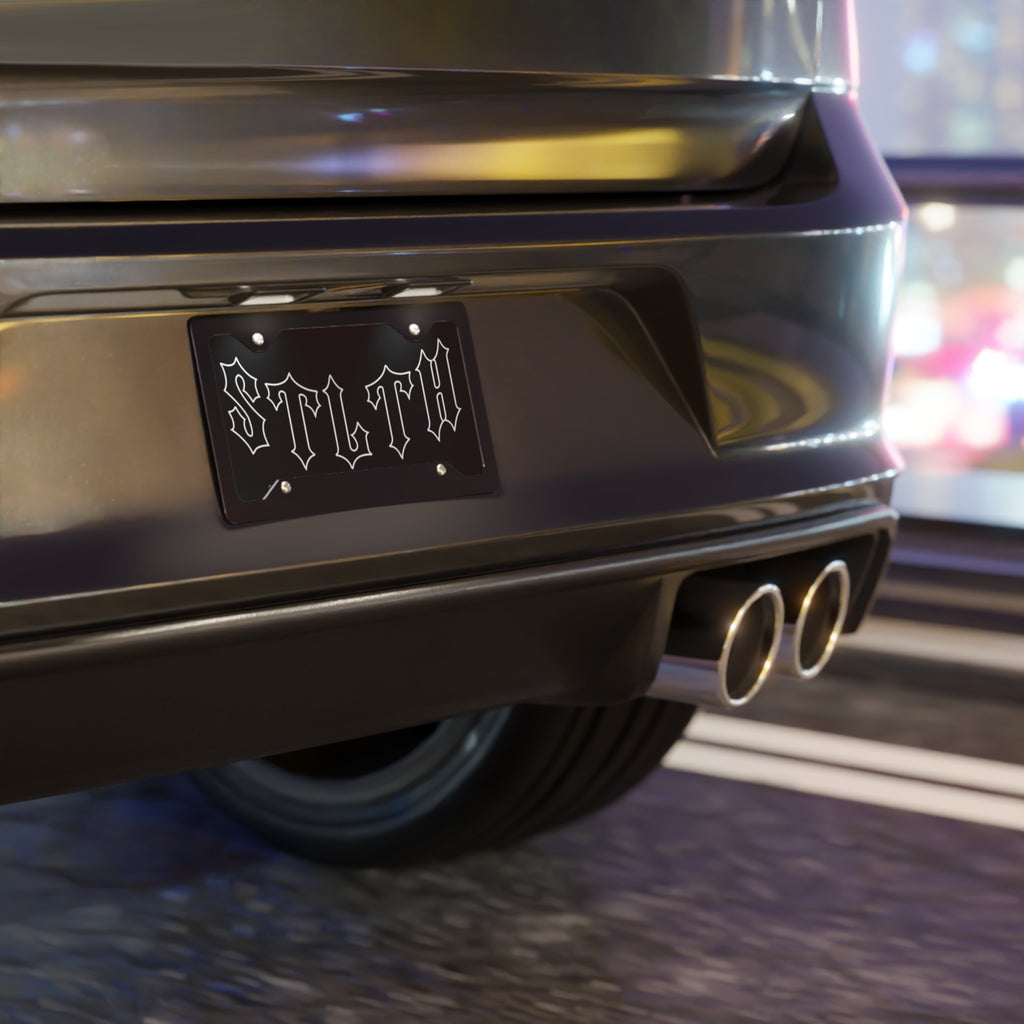 Customizable Vanity Plate for Car Enthusiasts – Stylish and Bold Design