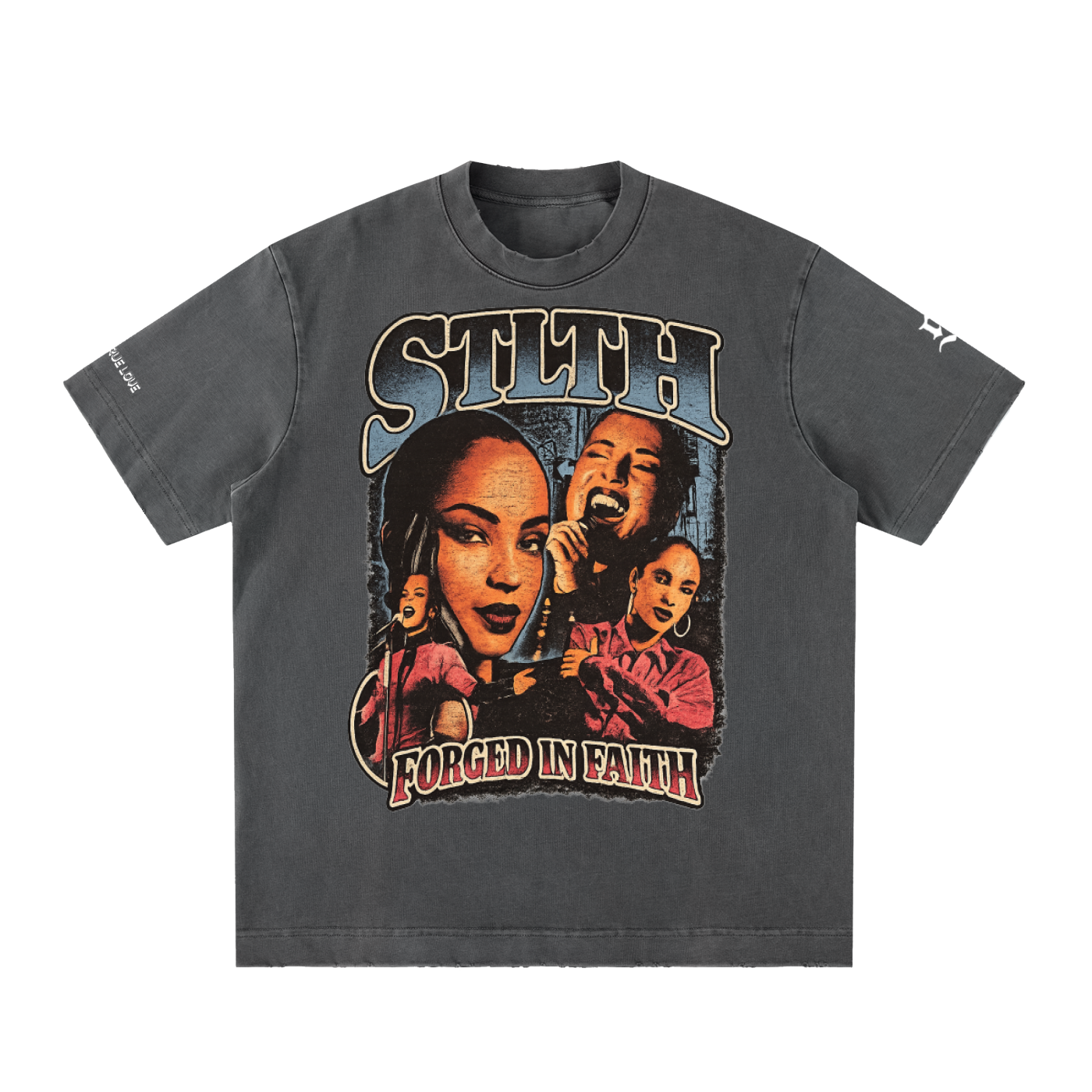 SDE Vintage Washed Frayed T-Shirt