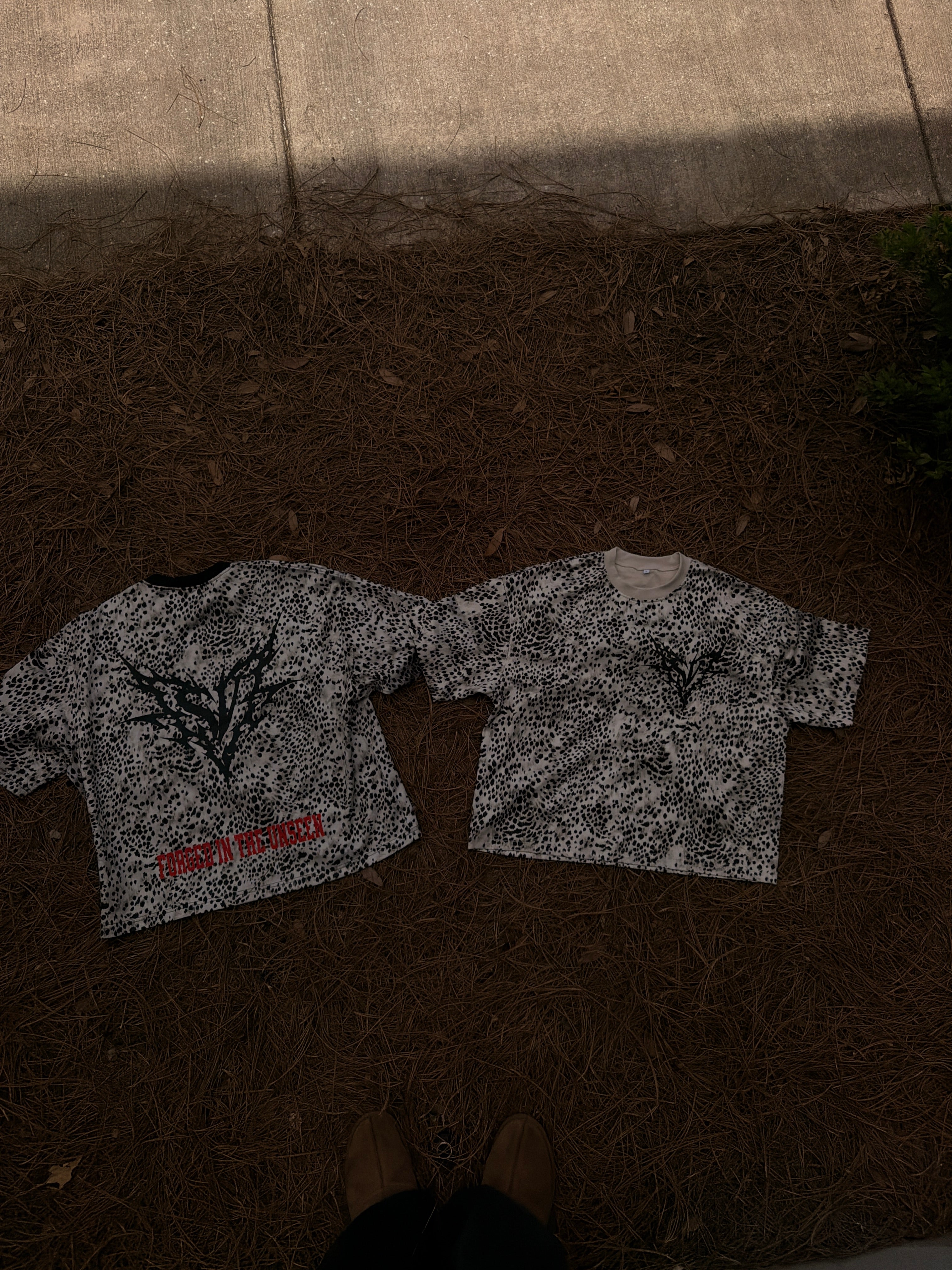 Unisex Leopard Print Boxy T-Shirt
