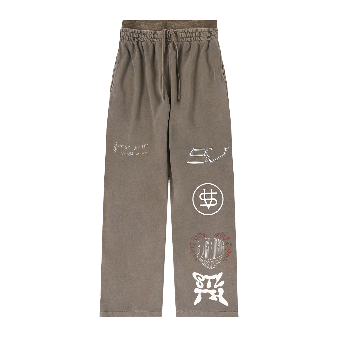 Vintage Washed Waist Pants