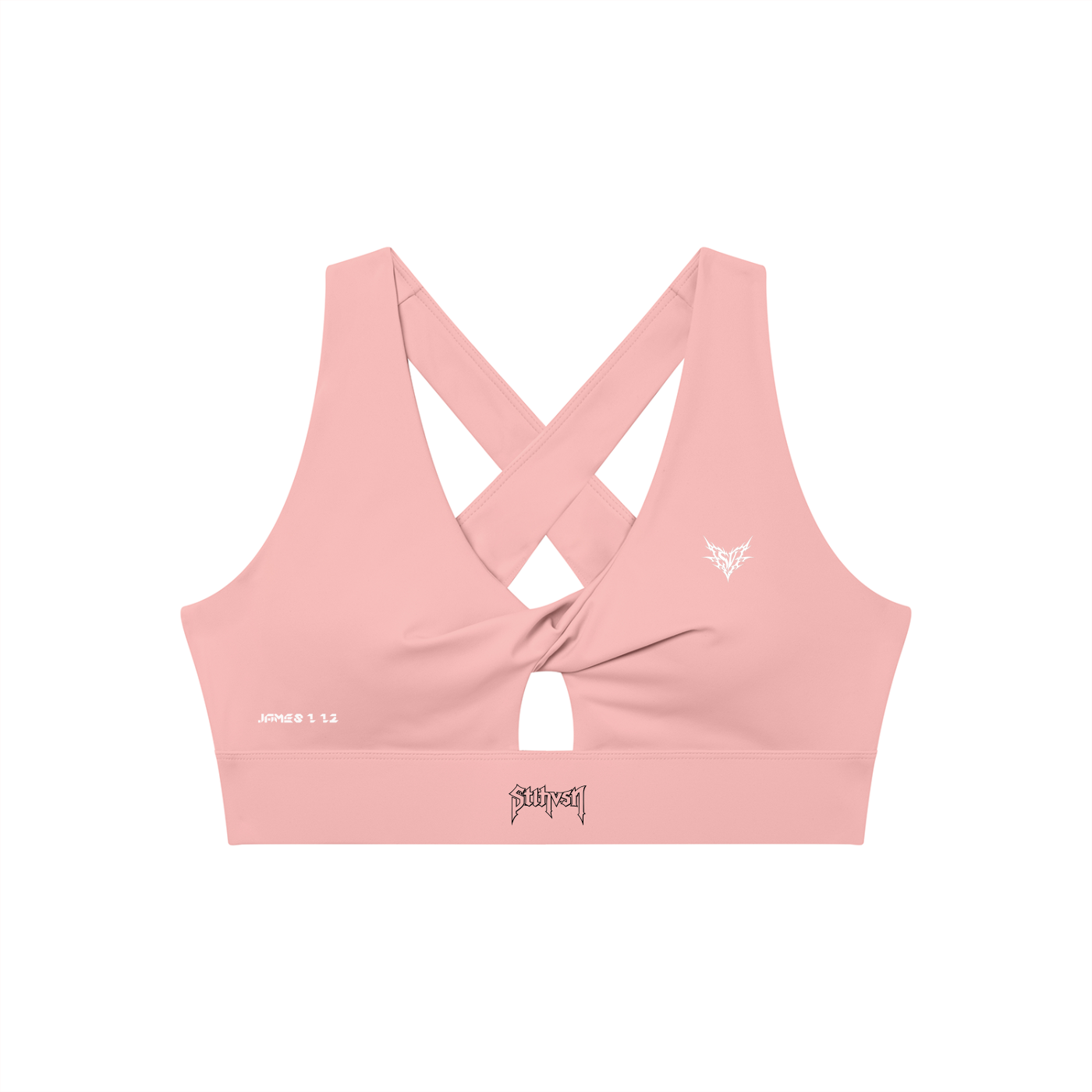 Women's Twist Front V-Neck Sports Bra