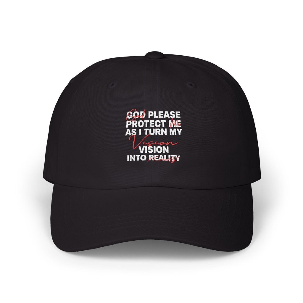 V2R Dad Cap — "Please Protect Me & Return My Vision" Embroidered Baseball Hat