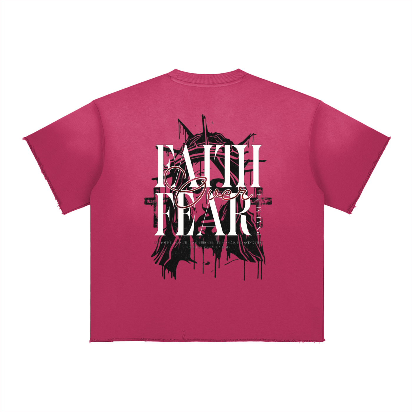 Stlth Faith Over Fear Sun FadeT-Shirt