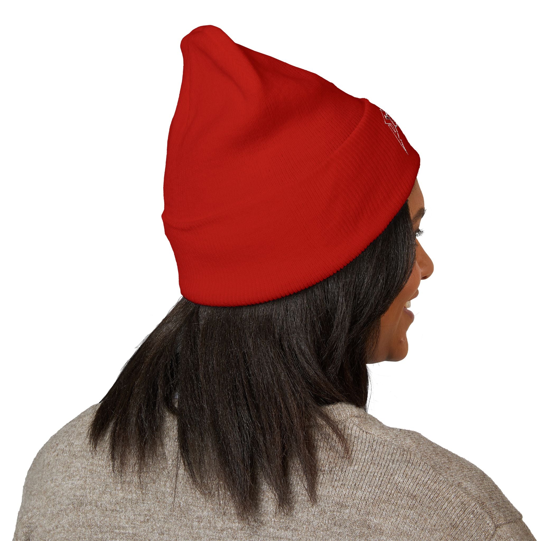 002 Embroidered Cuffed Beanie