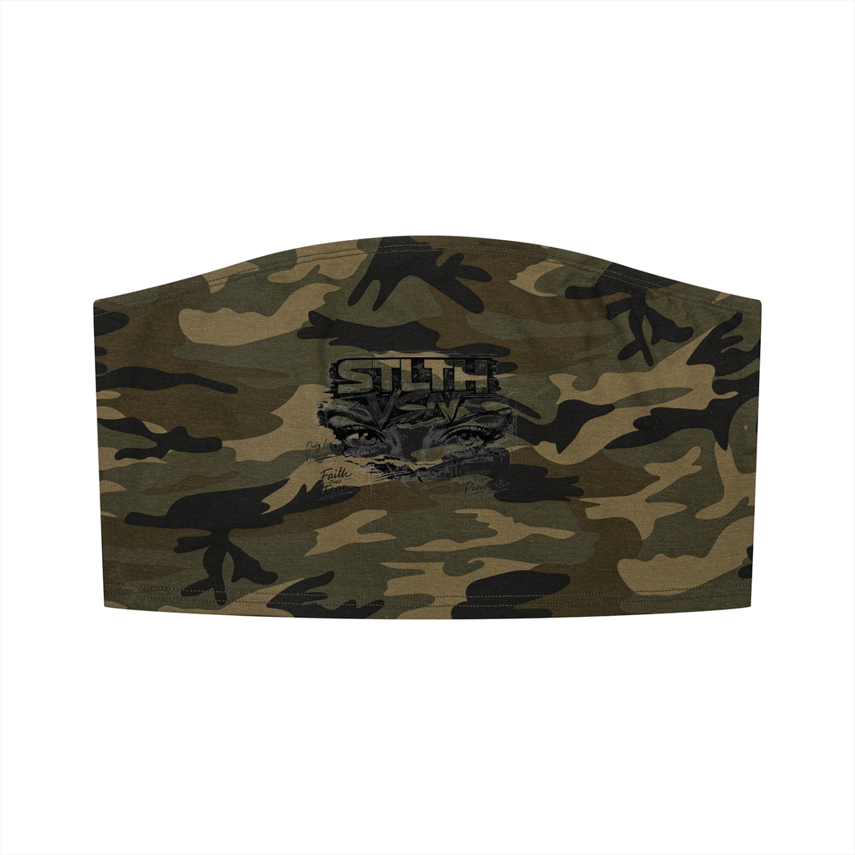 Women’s Camo Cropped Tube Top