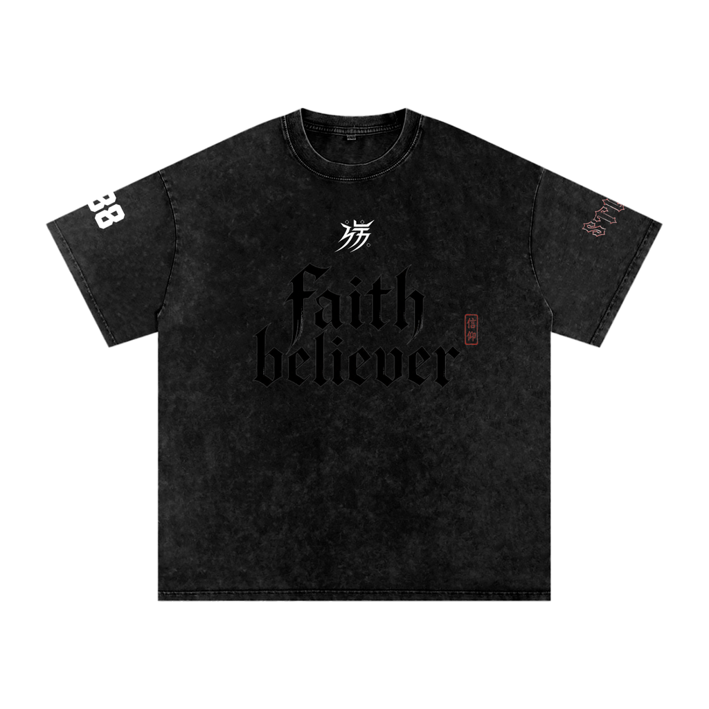 Faith believer Oversized Cotton T-Shirt