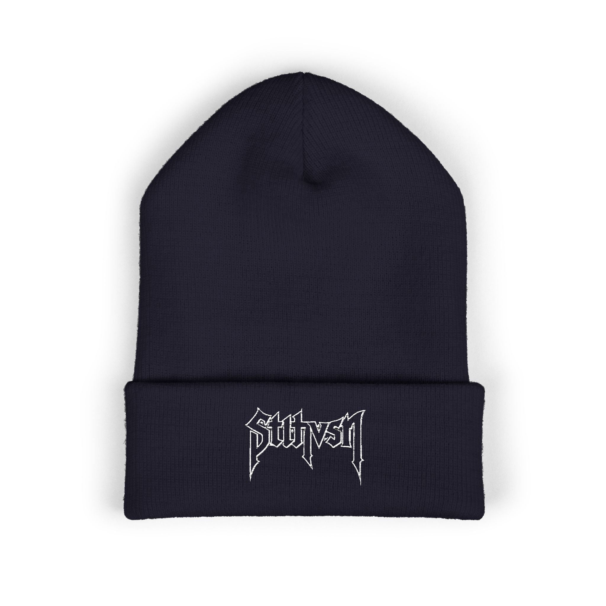 002 Embroidered Cuffed Beanie