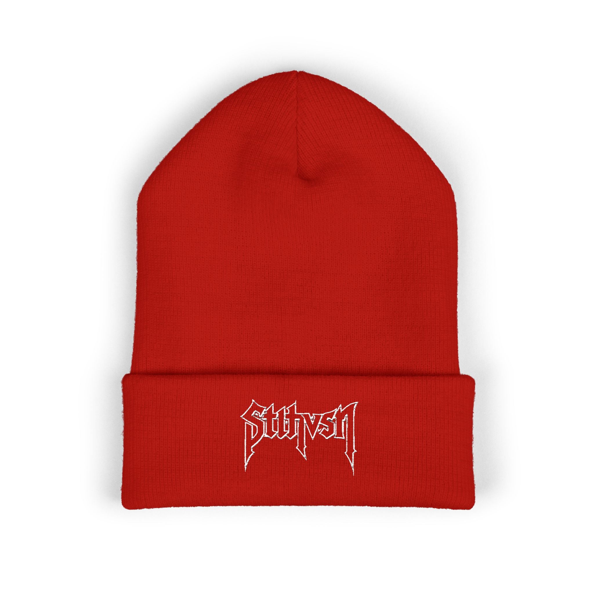 002 Embroidered Cuffed Beanie
