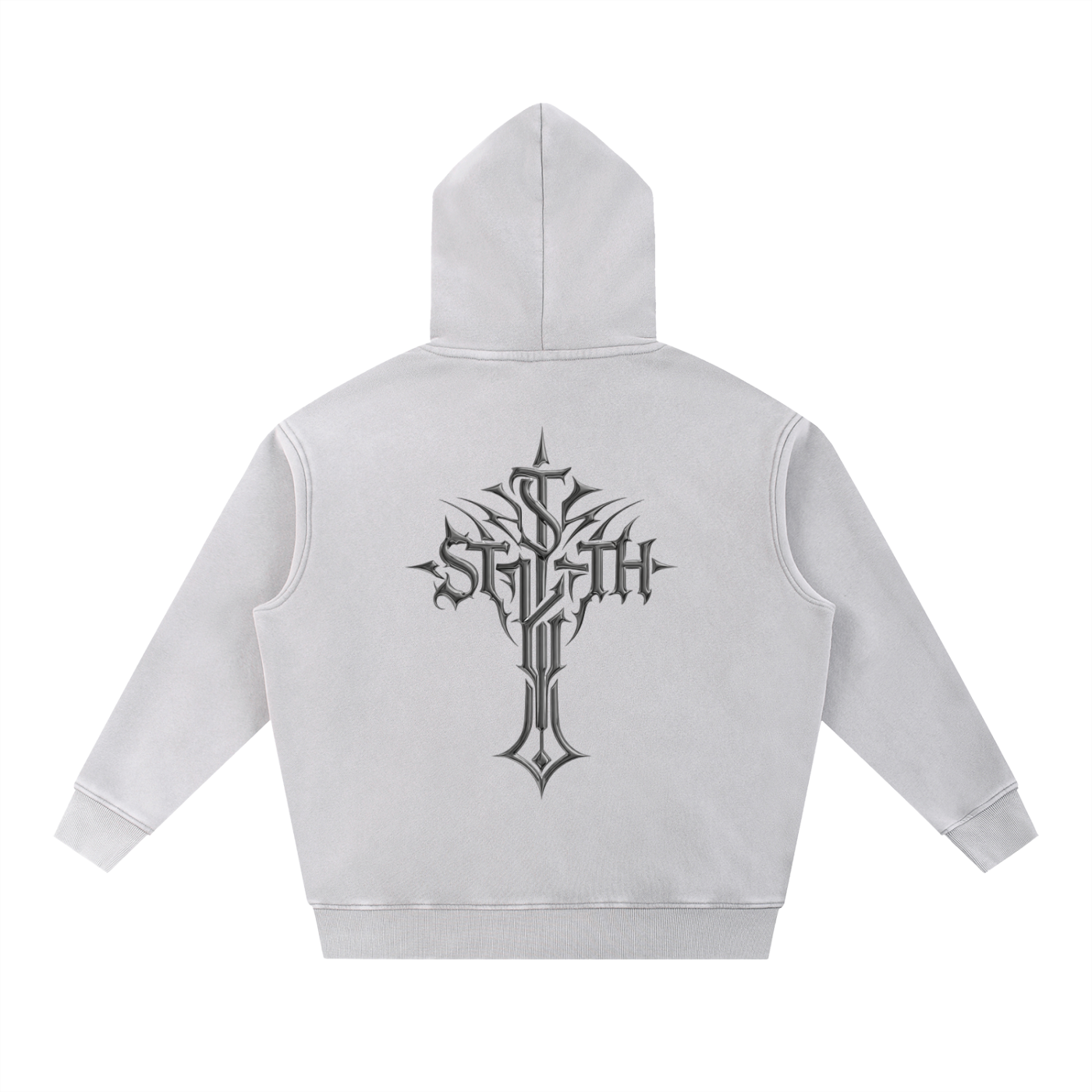 Snow Wash Fleece Oversize Hoodie