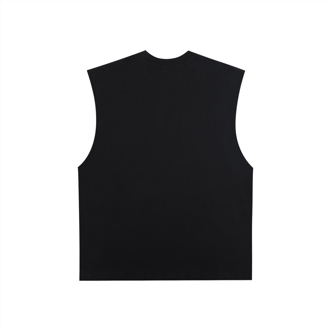 Lion 001 Raw Edge Cotton Tank Top