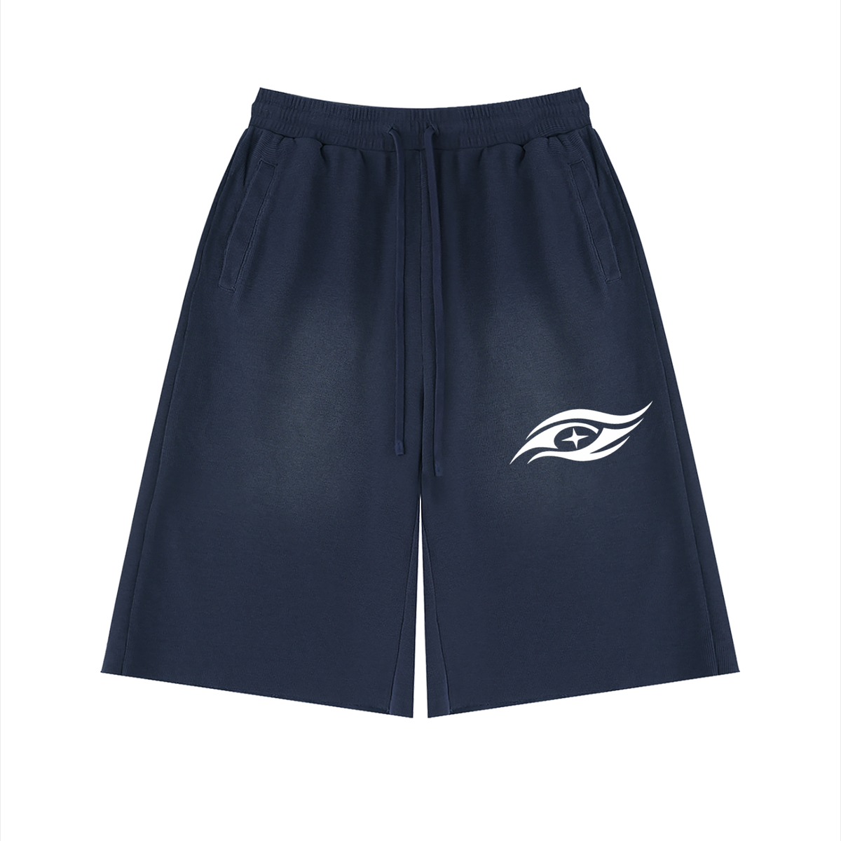 A Eye Raw Edge Shorts