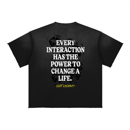 Sun Fade Raw Edge T-Shirt