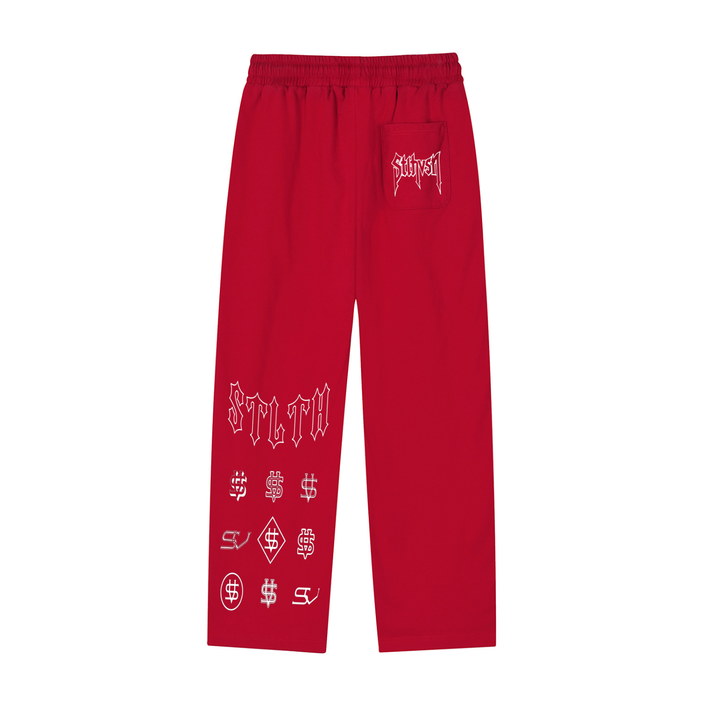 Reflection Striped Straight-Leg Sweatpants