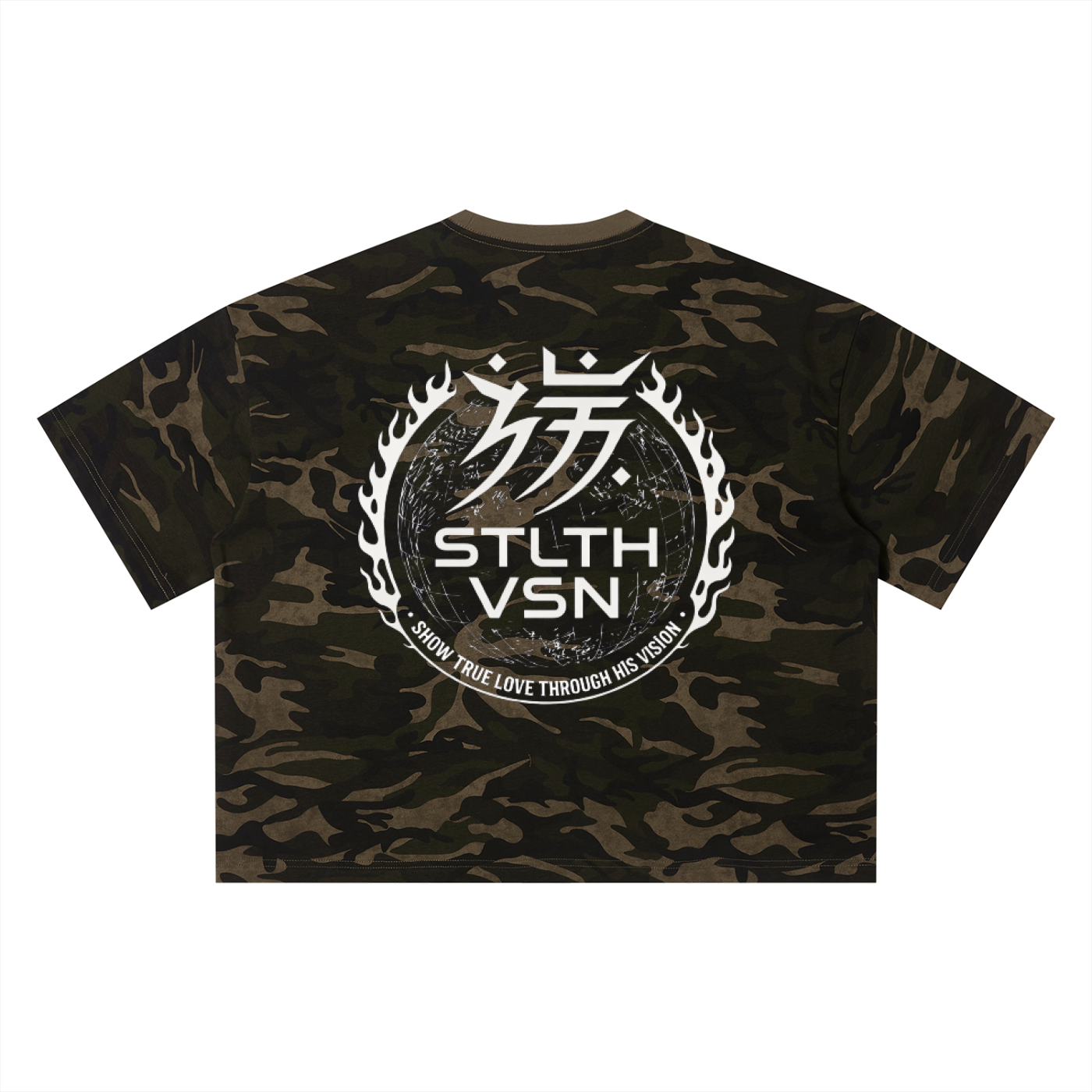 Unisex Camo Boxy T-Shirt