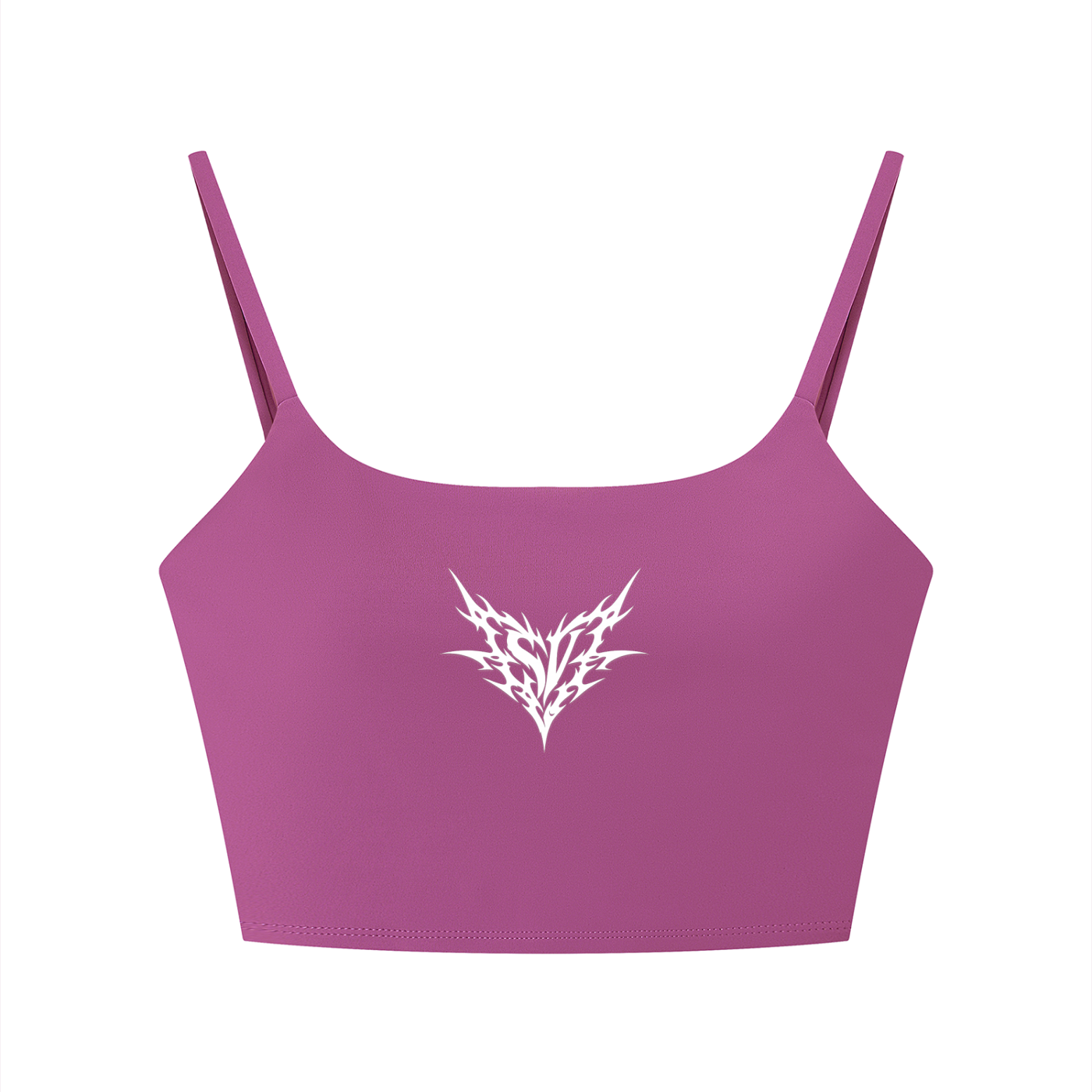 Barb Heart 02 Women's Solid Color Sports Bra