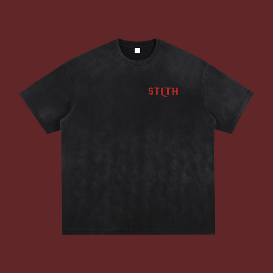 Vintage Washed Hand-Frayed T-Shirt