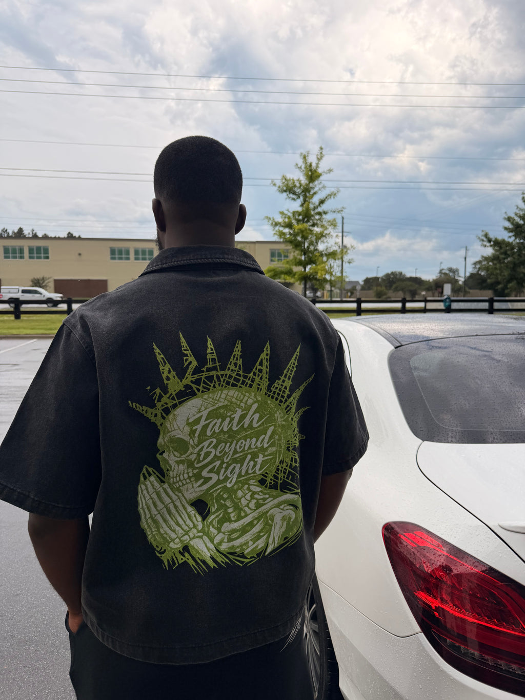 SVG26 Full-Zip Denim Shirt