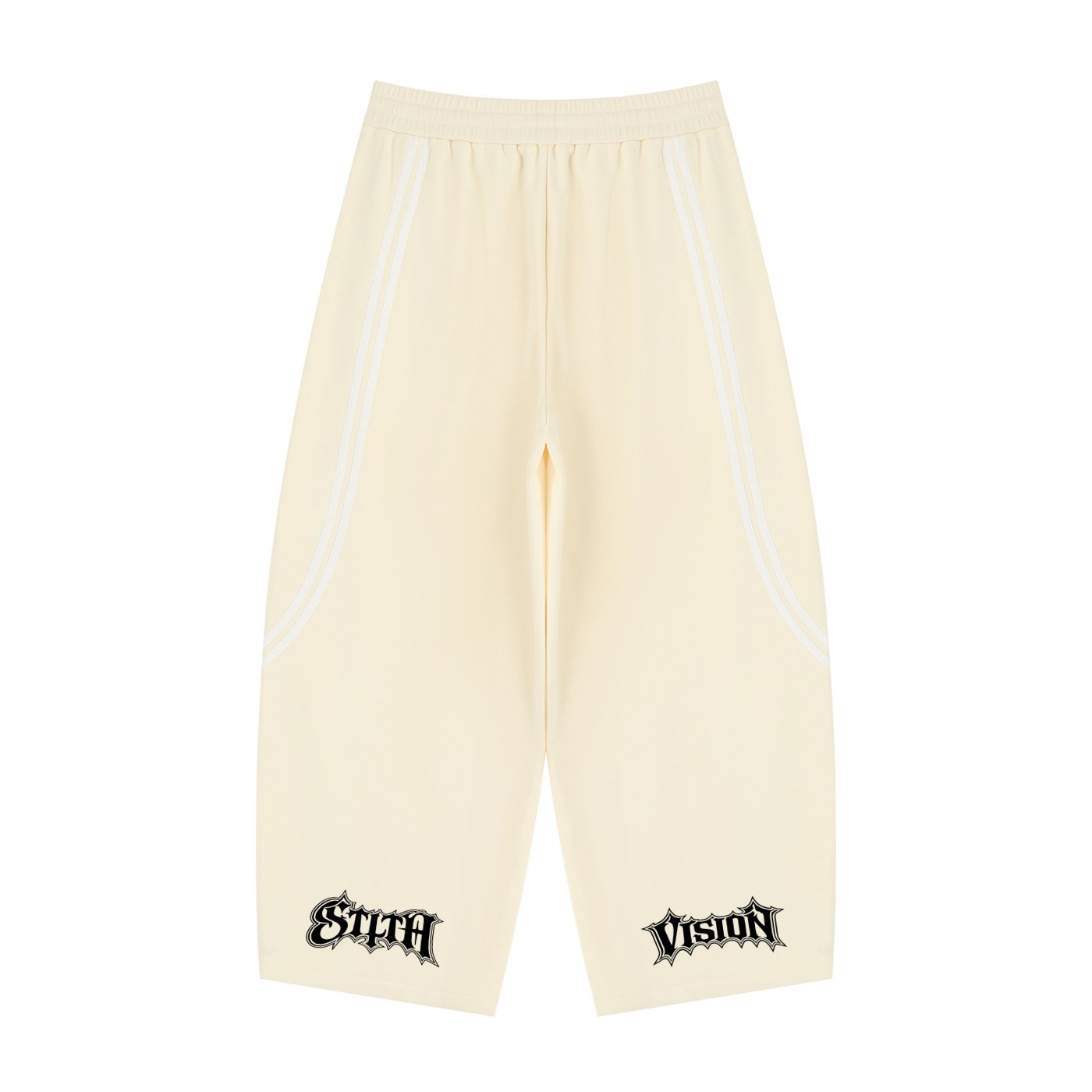 Unisex Wide Leg Piping Sweatpants