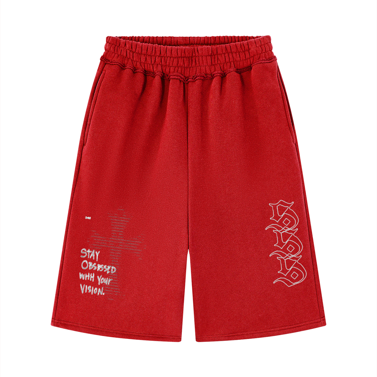 Vision Raw Edge  Shorts
